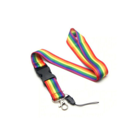 PRIDE - LANYARD CON BANDIERA LGBT