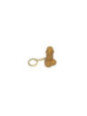 DIABLO PICANTE - PORTACHIAVI A FORMA DI PENE CON FISCHIO COLOR ORO