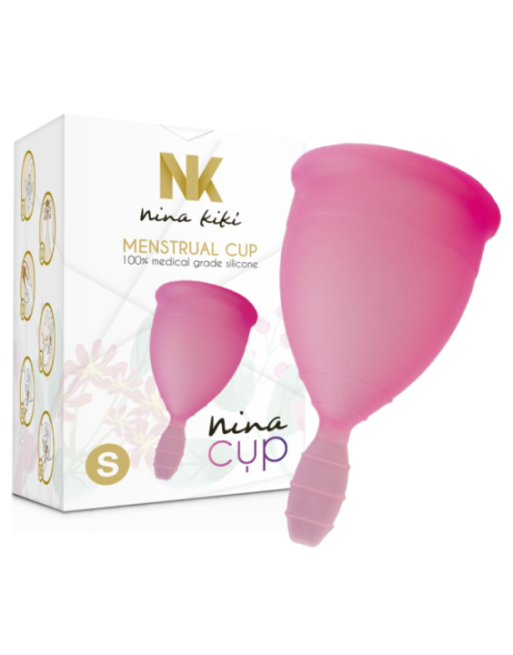 NINA KIKÍ - COPPA MESTRUALE ROSA - TAGLIA S