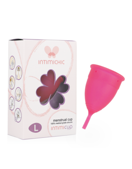 INTIMICHIC - COPPA MESTRUALE IN SILICONE GRADO MEDICO - TAGLIA L