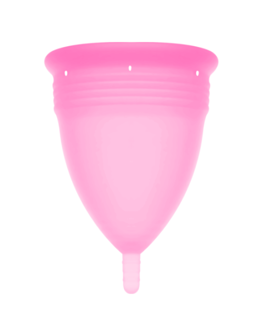 STERCUP - COPPA MESTRUALE IN SILICONE FDA ROSA - TAGLIA S