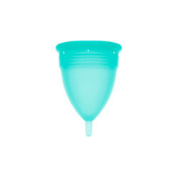 STERCUP - COPPA MESTRUALE IN SILICONE FDA ACQUAMARINA - TAGLIA S