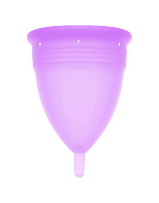STERCUP - COPPA MESTRUALE IN SILICONE FDA LILLA - TAGLIA S