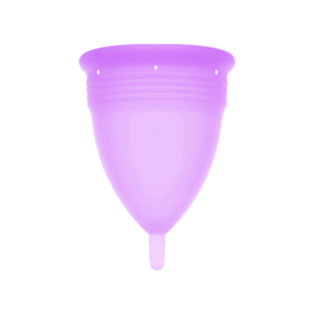 STERCUP - COPPA MESTRUALE IN SILICONE FDA LILLA - TAGLIA S
