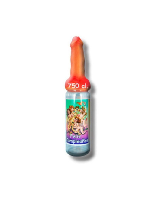 DIABLO PICANTE - BOTTIGLIA PER PENE DI COMPLEANNO CARNE 750 ML