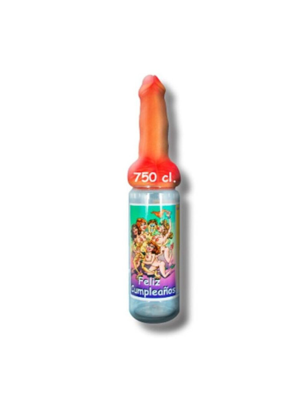 DIABLO PICANTE - BOTTIGLIA PER PENE DI COMPLEANNO CARNE 750 ML
