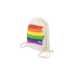 PRIDE - ZAINO CON BANDIERA LGBT IN COTONE