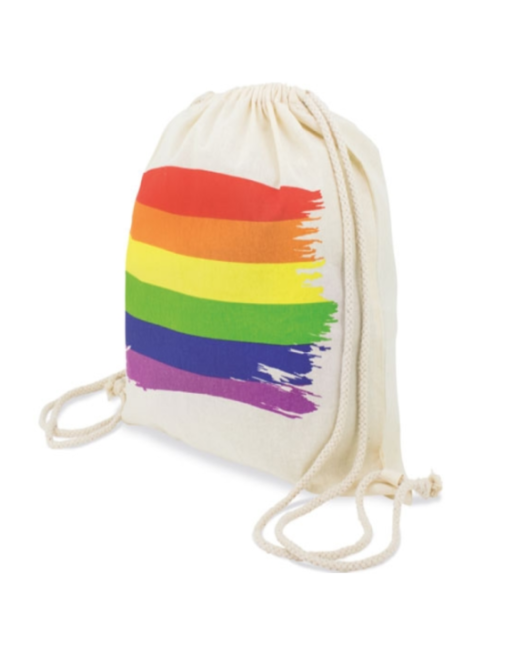PRIDE - ZAINO CON BANDIERA LGBT IN COTONE