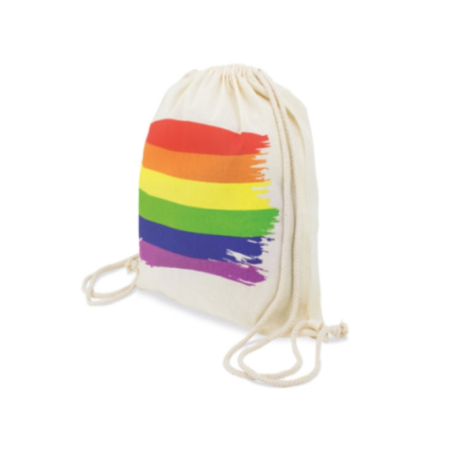 PRIDE - ZAINO CON BANDIERA LGBT IN COTONE