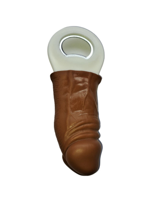 DIABLO PICANTE - APRIPENE IN GOMMA MARRONE A FORMA DI PENE