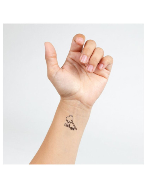SECRET PLAY - SET DI 10 TATUAGGI TEMPORANEI DELLA COLLEZIONE CANDY