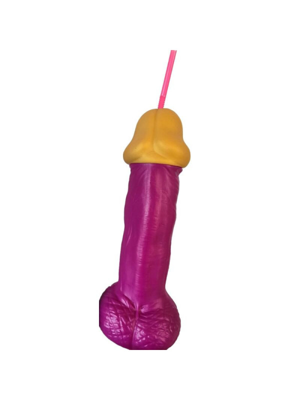DIABLO PICANTE - PENE IN VETRO DI PLASTICA FUCSIA