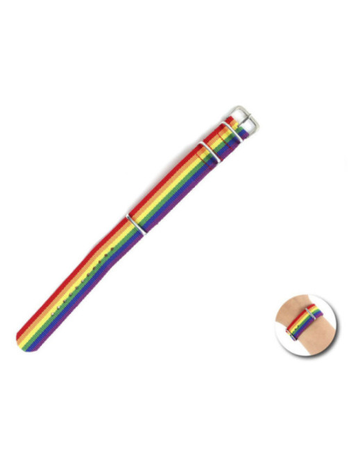 PRIDE - BRACCIALETTO CON BANDIERA ARCOBALENO