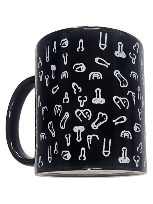 DIABLO PICANTE - TAZZA PENE NERA 370 ML