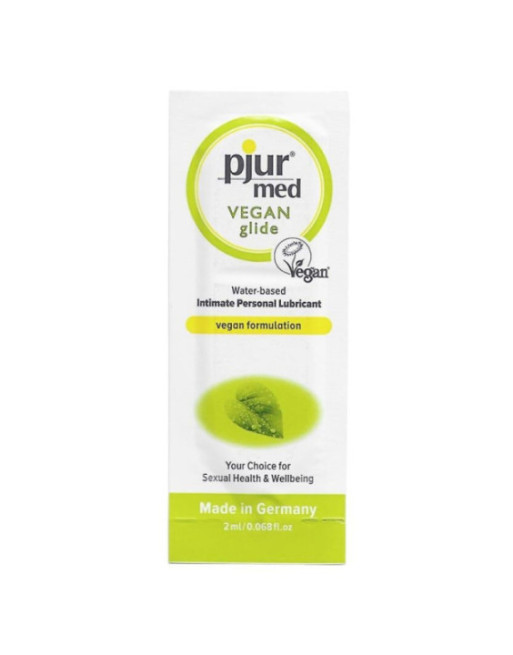 PJUR - MED VEGAN GLIDE LUBRIFICANTE A BASE ACQUA 2 ML
