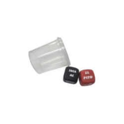 DIABLO PICANTE - GIOCO DI DADI VERBO + PARTE DEL CORPO CON COPPA