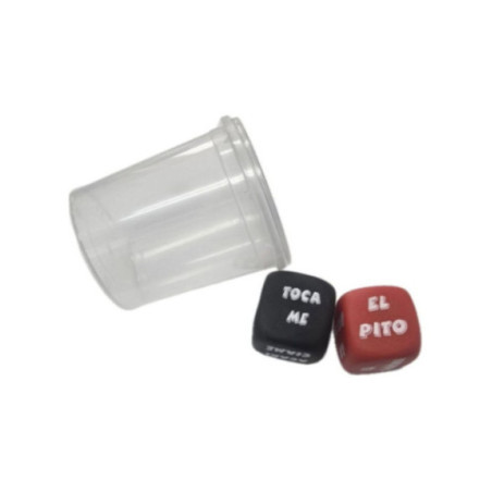 DIABLO PICANTE - GIOCO DI DADI VERBO + PARTE DEL CORPO CON COPPA
