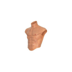 HIDDEN DESIRE - ALTER EGO SILICONE TORSO MASCHILE CAMICIA CON ABS FLESH