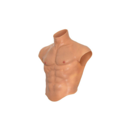 HIDDEN DESIRE - ALTER EGO SILICONE TORSO MASCHILE CAMICIA CON ABS FLESH
