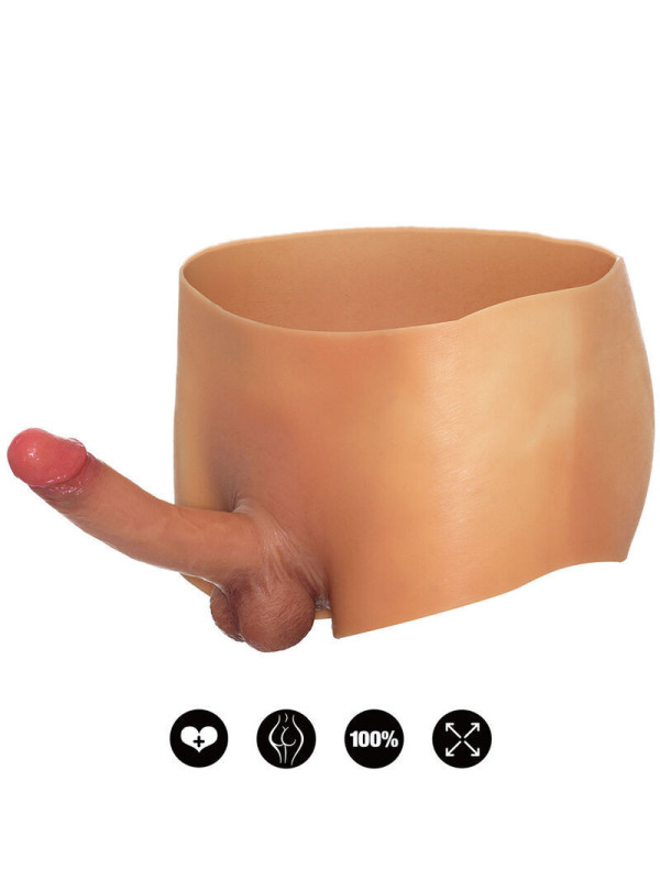 HIDDEN DESIRE - ALTER EGO BOXERSHOT CON PENE 18 CM TAGLIA S/M