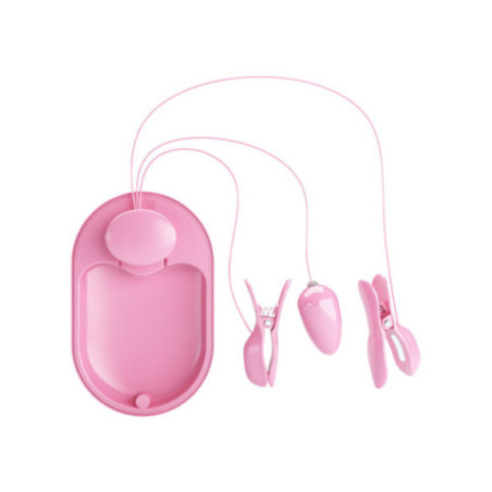 PRETTY LOVE - SCATOLA A SORPRESA PINZETTE PER ELETTROSTIMOLAZIONE ROSA