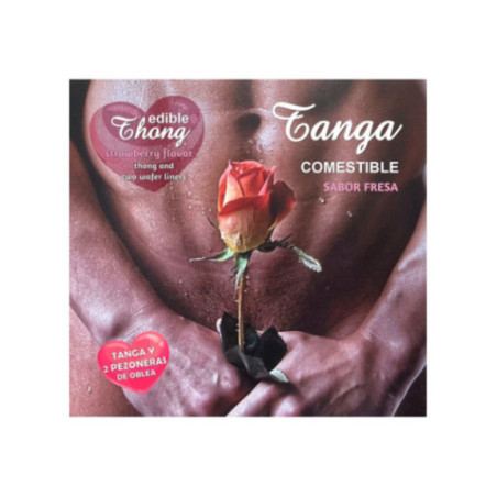 HOTFLOWERS - PERIZOMA UOMO+ 2 CAPEZZE IN WAFER ALLA FRAGOLA /es/pt/en/fr/it/