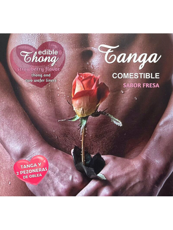 HOTFLOWERS - PERIZOMA UOMO+ 2 CAPEZZE IN WAFER ALLA FRAGOLA /es/pt/en/fr/it/