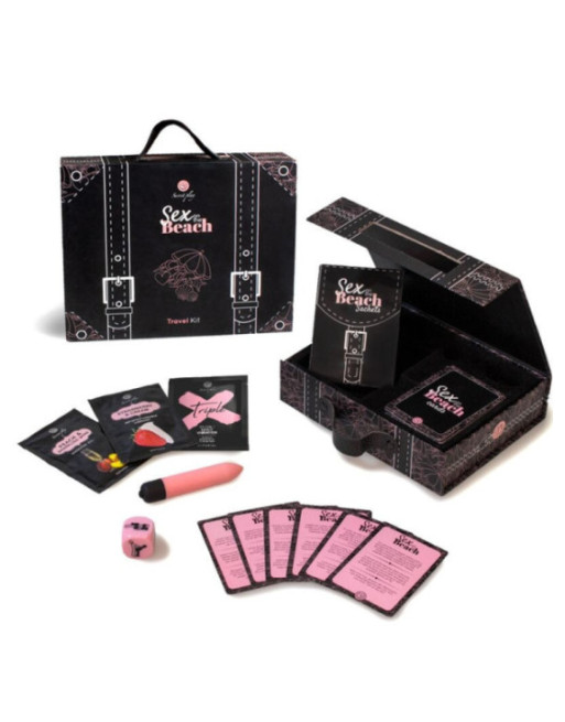 SECRETPLAY - KIT DA VIAGGIO SESSO IN SPIAGGIA (ES/EN/DE/FR/NL/PT)