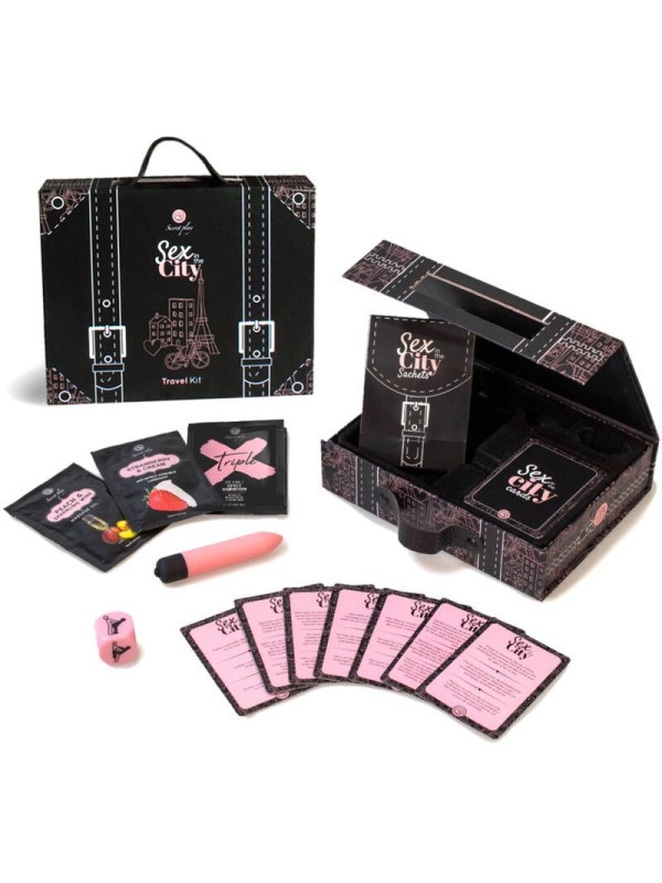 SECRETPLAY - KIT DA VIAGGIO SESSO IN CITTÀ (ES/EN/DE/FR/NL/PT)