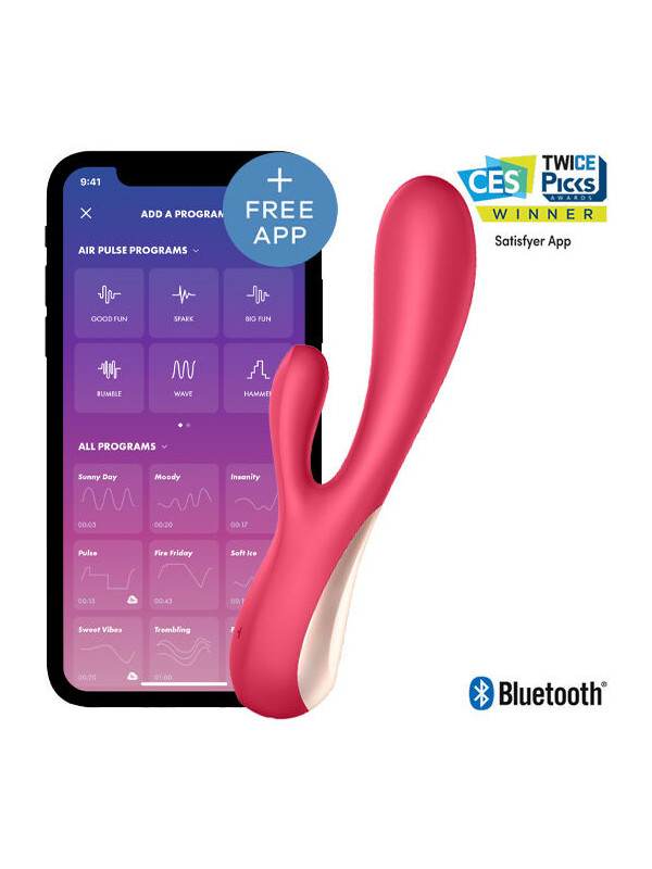 SATISFYER - MONO FLEX ROSSO CON APP