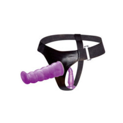 BAILE - PETTORINA ANALE E VAGINALE FEMMINILE LILLA PUNTO G 17 CM