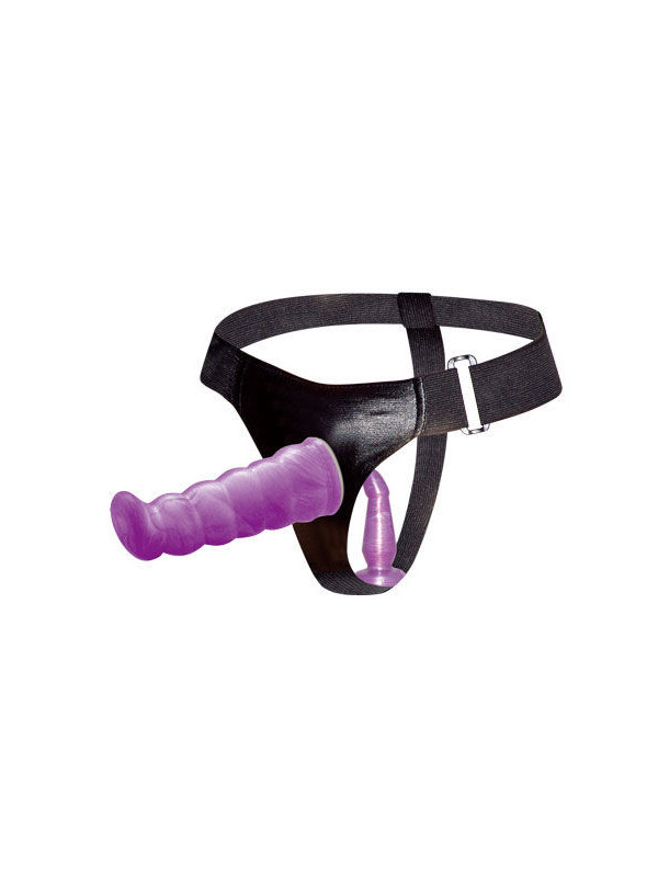 BAILE - PETTORINA ANALE E VAGINALE FEMMINILE LILLA PUNTO G 17 CM