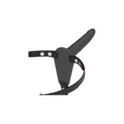 FETISH SUBMISSIVE HARNESS - SILICONE NERO 15 CM