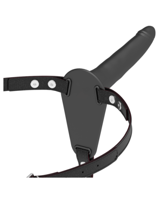 FETISH SUBMISSIVE HARNESS - SILICONE NERO 15 CM