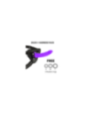 DELTA CLUB - TOYS IMBRACATURA + DONG SILICONE VIOLA 17 CM -O- 3 CM