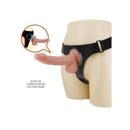 PRETTY LOVE - IMBRAGATURA SLIP UNIVERSALE CON DILDO KEVIN 19 CM NATURALE