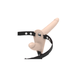 FETISH SUBMISSIVE HARNESS - VIBRATORE FLESH UP A DOPPIA PENETRAZIONE