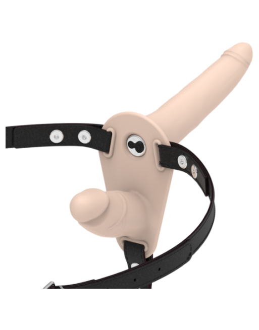 FETISH SUBMISSIVE HARNESS - VIBRATORE FLESH UP A DOPPIA PENETRAZIONE