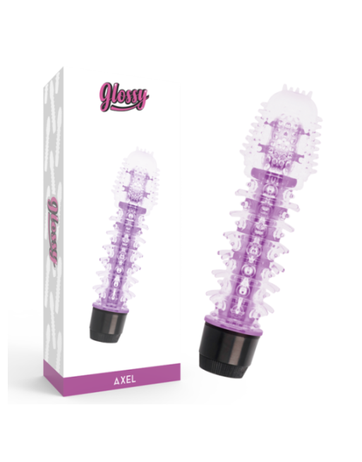 GLOSSY - VIBRATORE AXEL LILLA