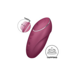 SATISFYER - TAP & CLIMAX 1 VIBRATORE LAY-ON ROSSO
