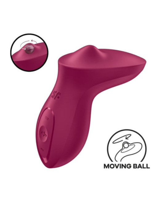 SATISFYER - VIBRATORE ECCITANTE DA APPOGGIO CLITORIDE FUCSIA