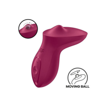 SATISFYER - VIBRATORE ECCITANTE DA APPOGGIO CLITORIDE FUCSIA