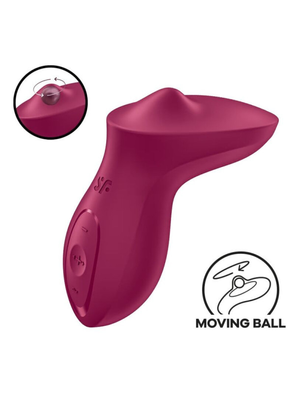 SATISFYER - VIBRATORE ECCITANTE DA APPOGGIO CLITORIDE FUCSIA