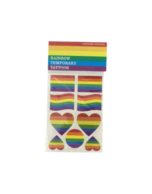 PRIDE - TATUAGGI CON BANDIERA LGBT