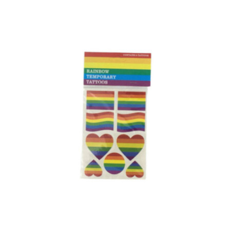 PRIDE - TATUAGGI CON BANDIERA LGBT
