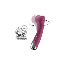 SATISFYER - SPINNING G-SPORT 1 VIBRATORE ROTATORE ROSSO
