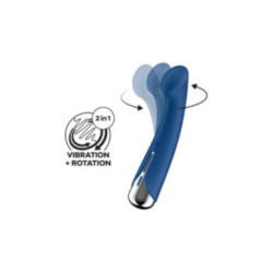 SATISFYER - SPINNING G-SPORT 1 VIBRATORE ROTATORE BLU