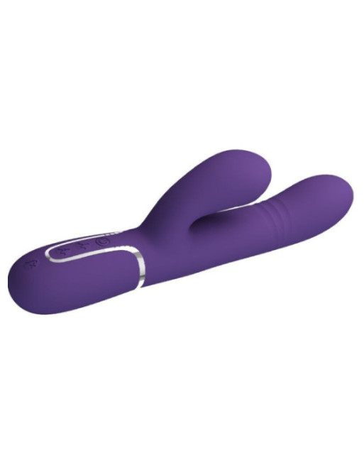 PRETTY LOVE - VIBRATORE MULTIFUNZIONE G-SPOT VIOLA