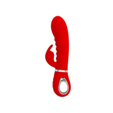 PRETTY LOVE - VIBRATORE MULTIFUNZIONE G-SPOT PRESCOTT ROSSO
