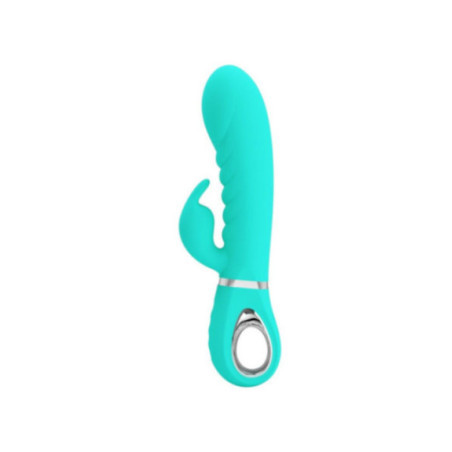 PRETTY LOVE - VIBRATORE MULTIFUNZIONE G-SPOT PRESCOTT VERDE ACQUA